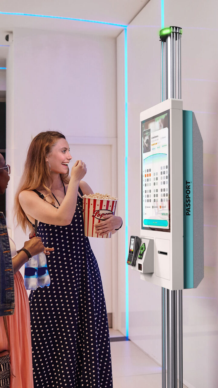 Passport 27 dans les cinémas : une solution de commande et de billetterie en libre-service