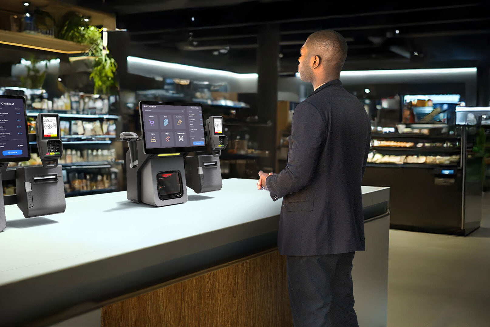 Solutions en libre-service pour le commerce alimentaire de détail