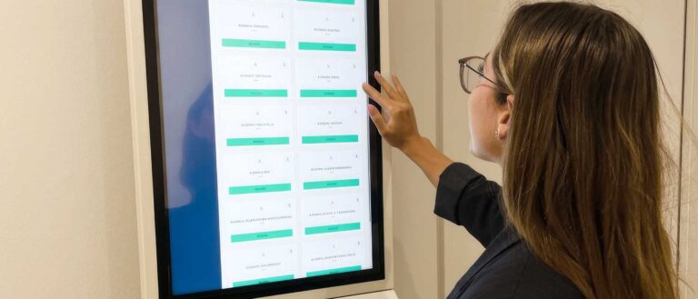 Saisie des menus avec OrgaCard : POLYTOUCH® dans les cliniques