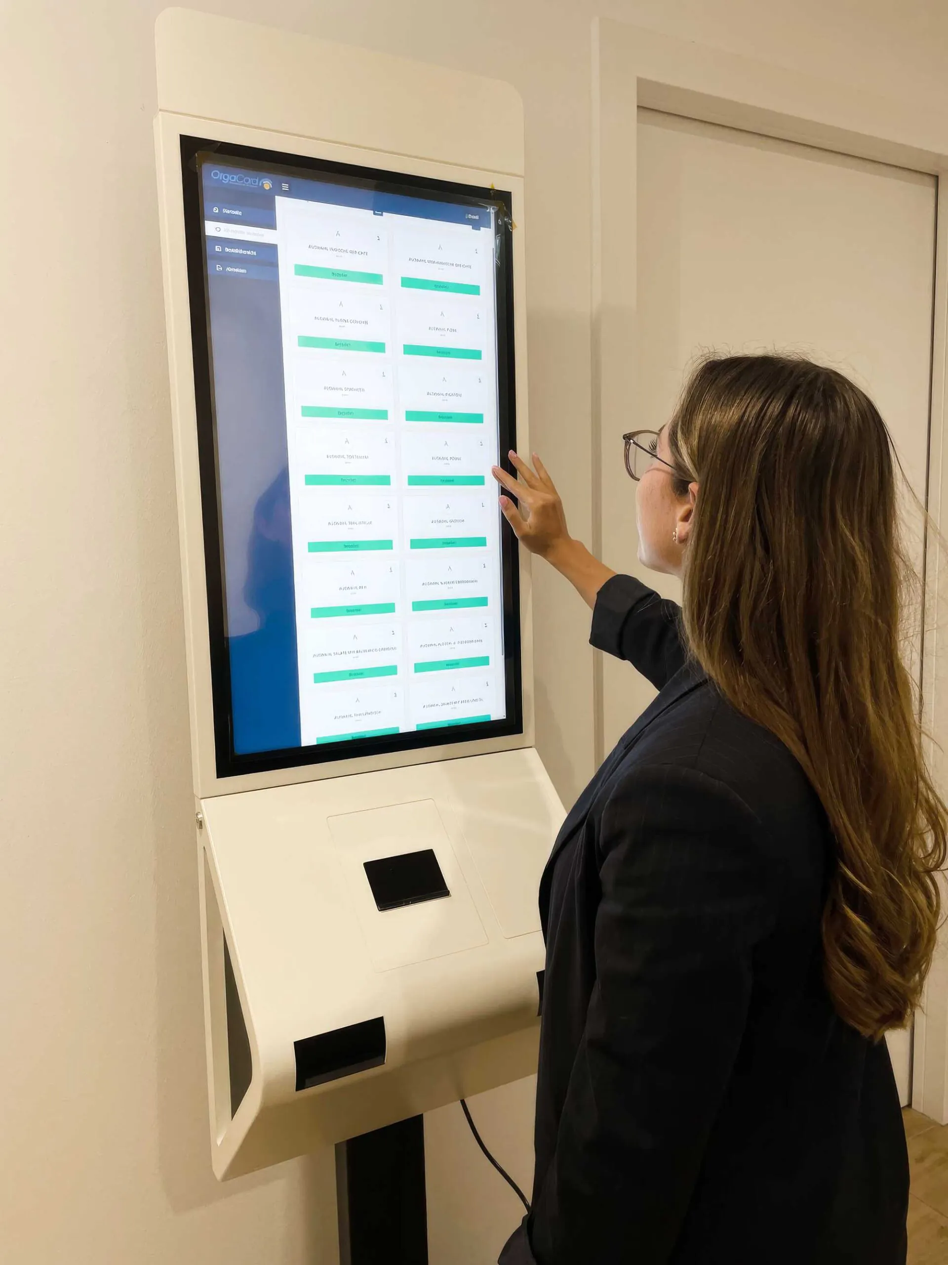 Saisie des menus avec OrgaCard : POLYTOUCH® dans les cliniques