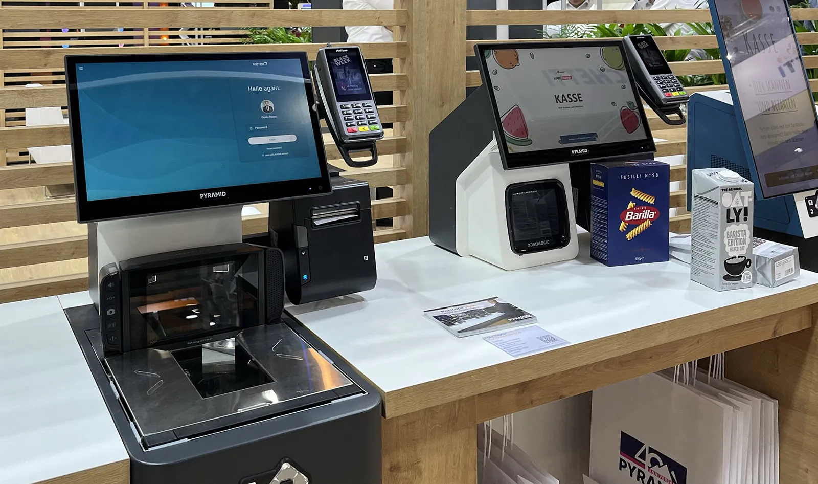 Système de caisse en libre-service POLYTOUCH pSyCO – Scanner de comptoir pour la grande distribution