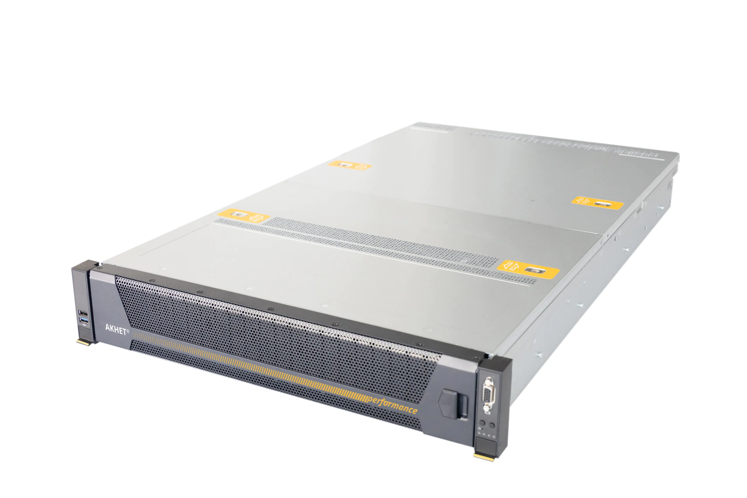 Serveurs AKHET® PERFORMANCE d'Pyramid Computer  équipés de processeurs Intel® Xeon® 6 pour le calcul haute performance (HPC), les applications d'IA ainsi que les infrastructures de centres de données cloud et en périphérie.
